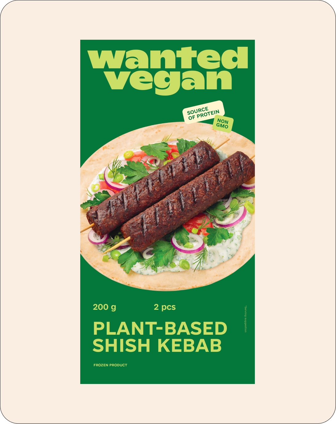 Plant-based shish kebab – Wanted Vegan